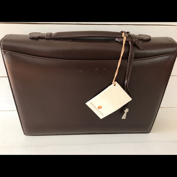 Vintage Gianfranco Lotti mini attaché brown - Picture 2 of 8